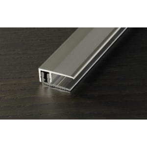 Proline PROVARIO Universal Abschlussprofil 7-18mm, Aluminium eloxiert Edelstahl, 100cm