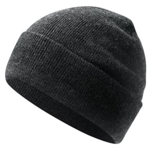 Strickmütze Basic grau