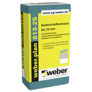 weber.plan 813-25 Bodennivelliermasse bis 25mm 25kg