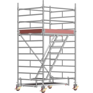 Layher UNI Komfort Alu-Fahrgerüst P2 Arbeitshöhe 4,2 m