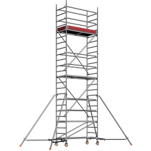 Layher UNI Leicht Alu-Fahrgerüst P2 mit Gerüststützen Arbeitshöhe 7,1 m