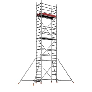 Layher UNI Leicht Alu-Fahrgerüst P2 mit Gerüststützen Arbeitshöhe 8,1 m