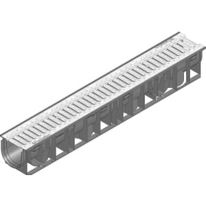 Hauraton Recyfix Standard 100 Rinne mit Klemm-Stegrost Hauraton Recyfix Standard 100 Rinne mit Klemm-Stegrost