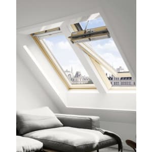 VELUX Integra Solar Dachfenster GGL FK06 316630 klar lackiert Energie Plus Kupfer