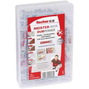 fischer Meister-Box DUOPOWER + Schrauben 160-tlg.