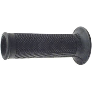 Handgriff beidseitig offen, 100 mm, Ø Rohr 24,5 – 28 mm, Wandstärke 2,75 mm, schwarz, Elastomer Handgriff beidseitig offen, 100 mm, Ø Rohr 24,5 – 28 mm, Wandstärke 2,75 mm, schwarz, Elastomer