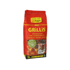 proFagus GRiLLiS Grillbriketts 10 kg holzkohle grill; kohle grill