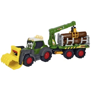 Fendt Modell "Happy Fendt Forester" mit Freilauf und Anhänger von Dickie®, X991019090000 Fendt Modell "Happy Fendt Forester" mit Freilauf und Anhänger von Dickie®, X991019090000