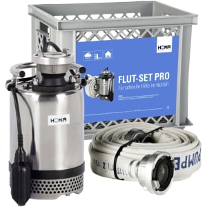 Homa Flut-Set Pro mit Hochwasserpumpe / Schmutzwasserpumpe