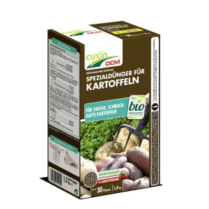 CUXIN DCM SPEZIALDÜNGER FÜR KARTOFFELN organischer, langzeitwirkender NPK-Dünger 5-4-15 1,5 kg Karton CUXIN DCM SPEZIALDÜNGER FÜR KARTOFFELN organischer, langzeitwirkender NPK-Dünger 5-4-15 1,5 kg Karton