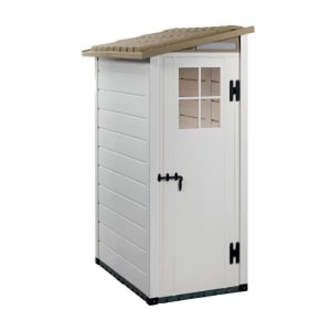 NOOR Garofalo Gartenhaus TUSCANY EVO 100.1P TERRACE aus WPC mit Türe 95 x 0,95 x 2,01 m NOOR Garofalo Gartenhaus TUSCANY EVO 100.1P TERRACE aus WPC mit Türe 95 x 0,95 x 2,01 m