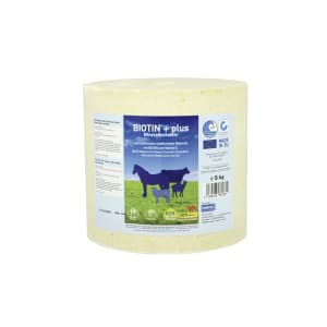 S.I.N. HELLAS Biotin Plus Mineralleckstein aus Meersalz mit Biotin und Vitamin E für Pferde, Rinder, Schafe, Ziegen, Wild 5 kg Leckstein