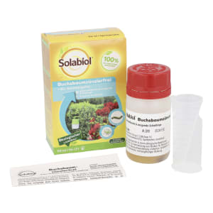 Solabiol Buchsbaumzünslerfrei 50 ml biologisches Spritzmittel gegen Buchsbaumzünsler, Blattläuse & Co.