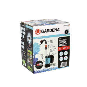 GARDENA Akku-Regenfasspumpe 2000/2 18V P4A Ready-To-Use Set inkl. Akku und Ladegerät Wasserpumpe, Tauchpumpe, Fasspumpe GARDENA Akku-Regenfasspumpe 2000/2 18V P4A Ready-To-Use Set inkl. Akku und Ladegerät Wasserpumpe, Tauchpumpe, Fasspumpe