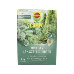 COMPO Koniferen Langzeit-Dünger Spezial-Langzeitdünger für Koniferen 2 kg Packung Granulat