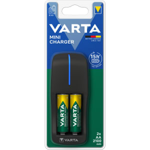 VARTA Mini Charger Ladegerät 2x AA Ladegerät