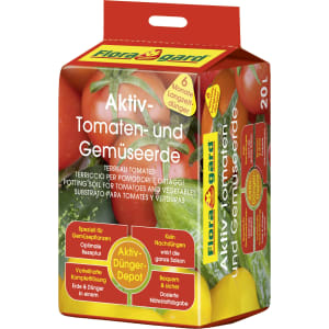 Floragard® Aktiv Tomaten- und Gemüseerde 20 l Sack