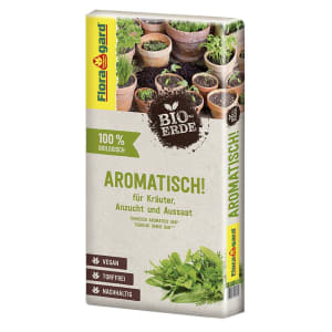 Floragard® Bio-Erde Aromatisch für Kräuter, Anzucht und Aussaat