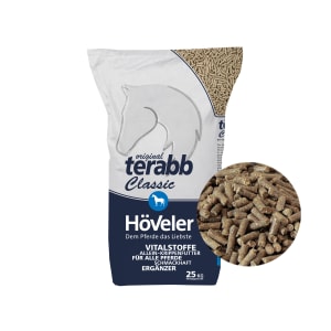 Höveler Terabb Classic (vormals Terabb E) pelletiertes Kraftfutter für Sport und Freizeitpferde 25 kg Sack