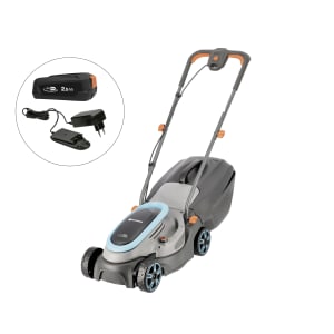 Gardena Akku-Rasenmäher PowerMax 32/18V P4A + System-Akku PBA 18V/45 und Ladegerät AL 1820 CV Gardena Akku-Rasenmäher PowerMax 32/18V P4A + System-Akku PBA 18V/45 und Ladegerät AL 1820 CV