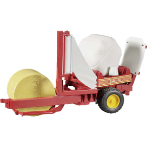 Bruder® Modell "McHale Ballenwickler" mit schwarzem und ockerbraunem Rundballen 1:16, 02122 Bruder® Modell "McHale Ballenwickler" mit schwarzem und ockerbraunem Rundballen 1:16, 02122