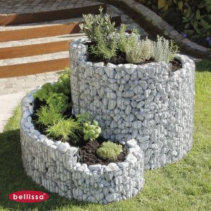Gabionen-Kräuterspirale rund 140 x 110 x 80 cm Gabionen-Kräuterspirale rund 140 x 110 x 80 cm
