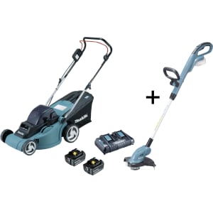 Makita Akku 2x18V Rasenpflege Starterset Basic Makita Akku 2x18V Rasenpflege Starterset Basic