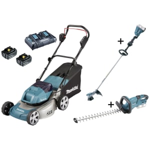 Makita Akku 2x18 V Gartenpflege Starterset Profi Makita Akku 2x18 V Gartenpflege Starterset Profi