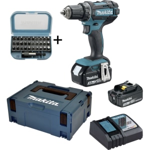 Makita Akku 18V Bohrschrauber Starterset Basic Makita Akku 18V Bohrschrauber Starterset Basic
