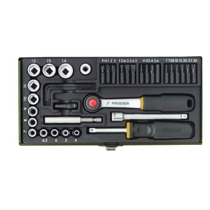 Proxxon Schraubersatz mit Magnethalter 39–teilig Proxxon Schraubersatz mit Magnethalter 39–teilig