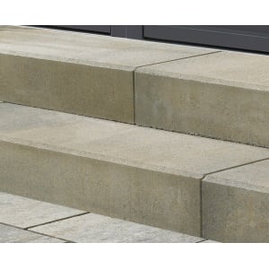 casafino Beton-Blockstufe Standard muschelkalk nuanciert, Stk. casafino Beton-Blockstufe Standard muschelkalk nuanciert, Stk.