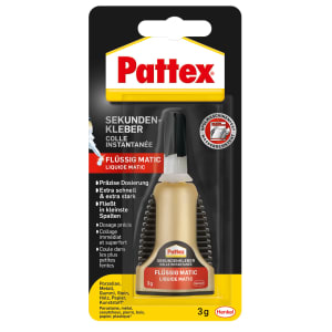 Pattex Sekundenkleber Flüssig Matic, 3 g Pattex Sekundenkleber Flüssig Matic, 3 g