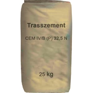Trasszement CEM IV/B (P) 32,5 N, 25kg Trasszement CEM IV/B (P) 32,5 N, 25kg