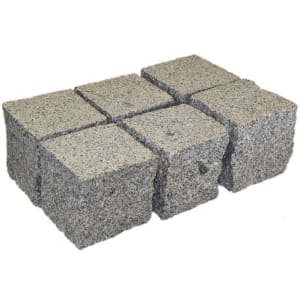 casafino Granit–Pflaster gesägt/gestockt grau 16 x 16 x 16 cm, 1kg casafino Granit–Pflaster gesägt/gestockt grau 16 x 16 x 16 cm, 1kg