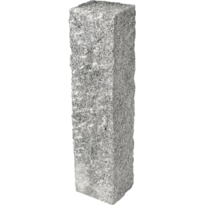 casafino Granit Palisaden hellgrau gespitzt casafino Granit Palisaden hellgrau gespitzt