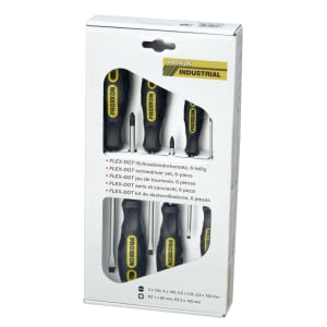 Proxxon FLEX–DOT Schraubendrehersatz 6–tlg., Schlitz und POZI Proxxon FLEX–DOT Schraubendrehersatz 6–tlg., Schlitz und POZI