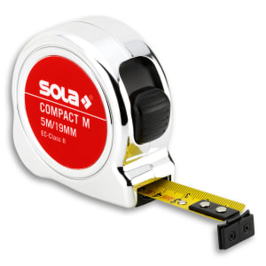 Sola Rollbandmaß Compact M 5 m x 19 mm Sola Rollbandmaß Compact M 5 m x 19 mm