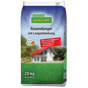 gartenkraft® Rasendünger mit Langzeitwirkung 20 kg Sack gartenkraft® Rasendünger mit Langzeitwirkung 20 kg Sack