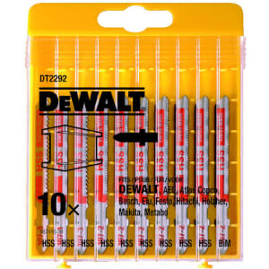 DeWalt Stichsägeblätter Set Metall 10–tlg. DeWalt Stichsägeblätter Set Metall 10–tlg.