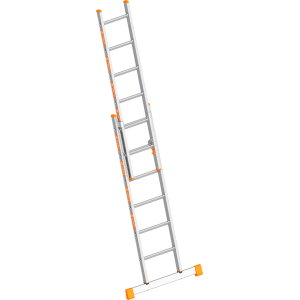 Layher Schiebeleiter Topic 1035 mit Traverse Layher Schiebeleiter Topic 1035 mit Traverse