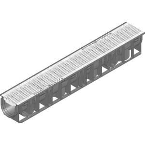 Hauraton Recyfix Standard 100 Rinne mit Klemm–Maschenrost Hauraton Recyfix Standard 100 Rinne mit Klemm–Maschenrost