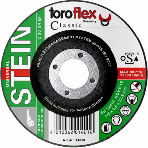 Toroflex Trennscheibe Classic Universal Stein Toroflex Trennscheibe Classic Universal Stein