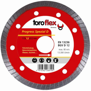 Toroflex Diamant–Trennscheibe Progress Toroflex Diamant–Trennscheibe Progress
