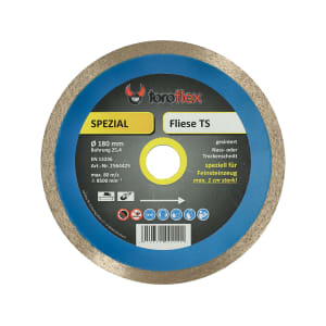 Toroflex Trennscheibe Fliese TS 180 mm x 25,4 mm Toroflex Trennscheibe Fliese TS 180 mm x 25,4 mm