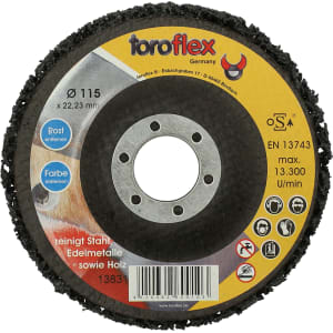 Toroflex Grobreinigungs-Schleifscheibe 115 x 22,23 mm Toroflex Grobreinigungs-Schleifscheibe 115 x 22,23 mm