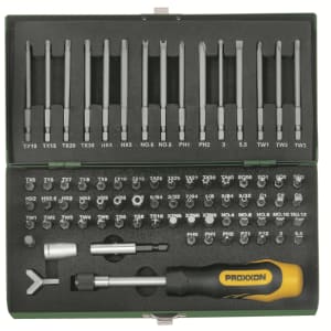 Proxxon Super–Sicherheits– und Spezialbitsatz 75-teilig Proxxon Super–Sicherheits– und Spezialbitsatz 75-teilig