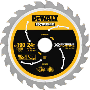 DeWalt XR Extreme Runtime Handkreissägeblatt DeWalt XR Extreme Runtime Handkreissägeblatt