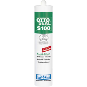 Sanitär-Silikon Ottoseal S 100, 300 ml, C51 altweiß, 300 ml Kartusche Sanitär-Silikon Ottoseal S 100, 300 ml, C51 altweiß, 300 ml Kartusche