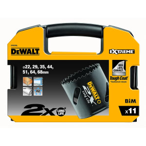 DeWalt Extreme 2X BI–Metall Lochsägen-Set 11-tlg. DeWalt Extreme 2X BI–Metall Lochsägen-Set 11-tlg.