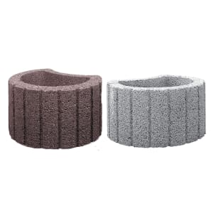 casafino Multipflanzstein Kombi 48 x 38 x 25 cm grau, Stk. casafino Multipflanzstein Kombi 48 x 38 x 25 cm grau, Stk.